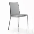 Chaise de salon rembourrée et pieds laqués fabriquée en Italie - Catania Viadurini