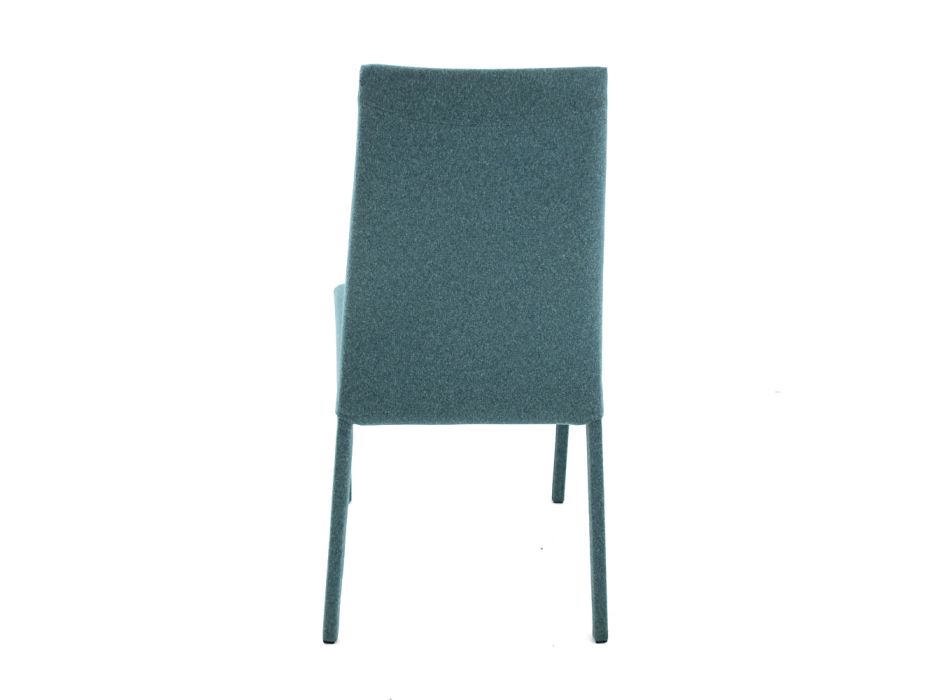 Chaise de salon recouverte de tissu Made in Italy - Roslin Viadurini
