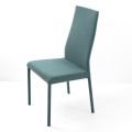 Chaise de salon recouverte de tissu Made in Italy - Roslin