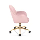 Chaise de bureau base en métal et assise en tissu - Anguilla Viadurini