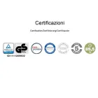 Chaise de bureau luge ergonomique avec accoudoirs Made in Italy - Filanna Viadurini