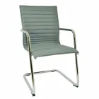 Chaise de bureau luge ergonomique avec accoudoirs Made in Italy - Filanna Viadurini