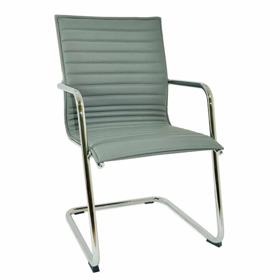 Chaise de bureau luge ergonomique avec accoudoirs Made in Italy - Filanna Viadurini