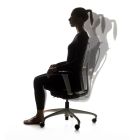 Chaise de bureau ergonomique et pivotante avec accoudoirs Made in Italy - Fulvio Viadurini