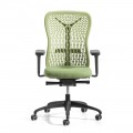 Chaise de bureau ergonomique et pivotante avec accoudoirs Made in Italy - Fulvio