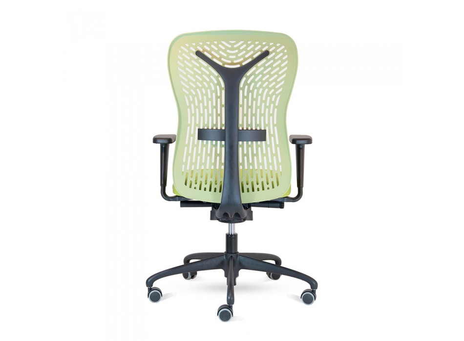 Chaise de bureau ergonomique et pivotante avec accoudoirs Made in Italy - Fulvio Viadurini