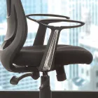 Chaise de bureau opérative et semi-directionnelle en noir Tecnoete - Gerlanda Viadurini