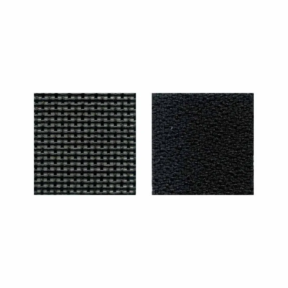 Chaise de bureau semi-directionnelle en tissu Tecnorete et noir - Vespasiano Viadurini