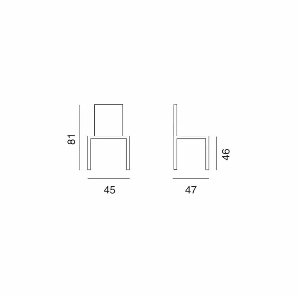 Chaise design classique Monroe Viadurini