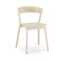 Chaise de haute qualité en bois de frêne Made in Italy, 2 pièces - Oslo