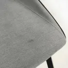 Chaise design en tissu avec pieds carrés fabriqué en Italie, 4 pièces - Oriella Viadurini