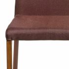 Chaise design recouverte en tissu Amalia, H96 cm, fabriqué en Italie Viadurini