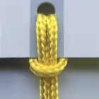 Chaise de luxe avec accoudoirs en hêtre blanchi et corde fabriquée en Italie - Nora Viadurini