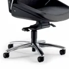 Fauteuil de direction en cuir sellier Ada Angelo Pinaffo & Gorgi Viadurini