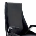 Fauteuil de direction en cuir sellier Ada Angelo Pinaffo & Gorgi Viadurini