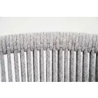 Chaise d'extérieur avec accoudoirs empilable rembourrée H 78cm - Smart by Varaschin Viadurini