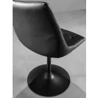 Chaise Pivotante, Assise en Ecoleather Capitonnè Processing - Aura Viadurini
