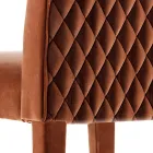 Chaise living rembourrée Grilli Zarafa fabriquée en Italie, 2 pièces Viadurini