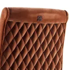 Chaise living rembourrée Grilli Zarafa fabriquée en Italie, 2 pièces Viadurini