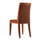 Chaise living rembourrée Grilli Zarafa fabriquée en Italie, 2 pièces Viadurini