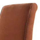 Chaise living rembourrée Grilli Zarafa fabriquée en Italie, 2 pièces Viadurini