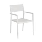 Chaise d'extérieur empilable avec structure en aluminium, 2 pièces - Ritchie Viadurini