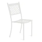 Chaise d'extérieur empilable en acier galvanisé Made in Italy 4 pièces - Celia Viadurini