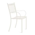 Chaise d'extérieur empilable en acier galvanisé Made in Italy 4 pièces - Celia Viadurini