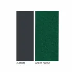 Chaise d'extérieur empilable en fer avec coussin Made in Italy 2 pièces - Allegra Viadurini