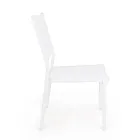Chaise empilable en aluminium et textilène pour le jardin, design moderne - Franz Viadurini