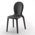 Chaise empilable en polyéthylène coloré Made in Italy, 2 pièces - Jamala
