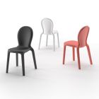 Chaise empilable en polyéthylène coloré fabriquée en Italie, 2 pièces - Jamala Viadurini