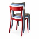 Chaise empilable intérieure ou extérieure en polypropylène Made in Italy - Argo Viadurini
