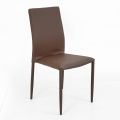 Chaise en éco-cuir au design moderne Desio, pour la cuisine ou la salle à manger