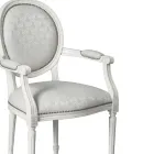 Chaise en hêtre rembourrée de caoutchouc mousse fabriquée en Italie - Occhio Viadurini