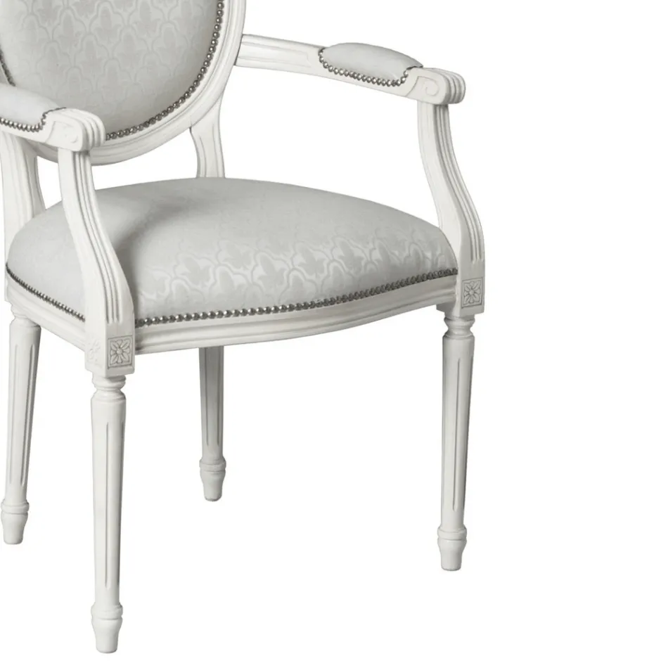 Chaise en hêtre rembourrée de caoutchouc mousse fabriquée en Italie - Occhio Viadurini