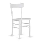 Chaise en bois de hêtre au design moderne 4 pièces - Stella Viadurini