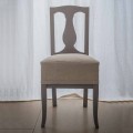 Chaise en hêtre laqué hêtre fabriqué en Italie, Kimberly, 2 pièces