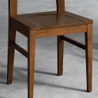 Chaise en bois de hêtre Masello Design de cuisine Made in Italy - Sofia Viadurini