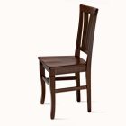 Chaise en bois de hêtre massif Design classique Made in Italy - Ornella Viadurini
