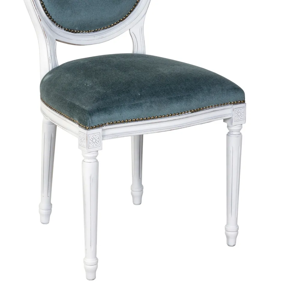 Chaise en bois de hêtre massif et assise en caoutchouc mousse fabriquée en Italie - Lamiral Viadurini