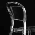 Chaise en polycarbonate transparent, design moderne - Yanis Viadurini