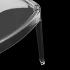 Chaise en polycarbonate transparent, design moderne - Yanis Viadurini