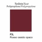 Chaise Polypropylène et Métal Made in Italy 2 Pièces - Connubia Academy Viadurini