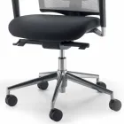 Fauteuil en similicuir semidirectionnel et opératoire Mina fabriqué en Italie Viadurini