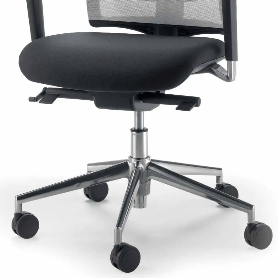 Fauteuil en similicuir semidirectionnel et opératoire Mina fabriqué en Italie Viadurini