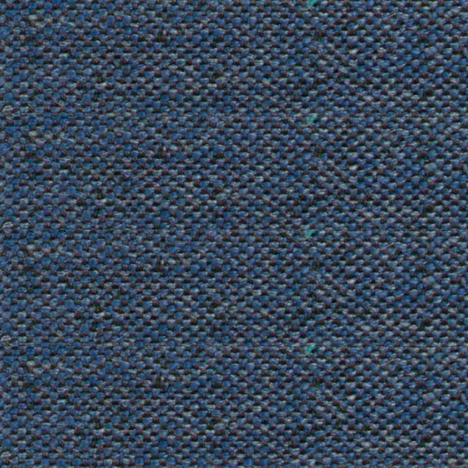 Chaise en tissu avec structure en métal noir de luxe Made in Italy - Cacao Viadurini