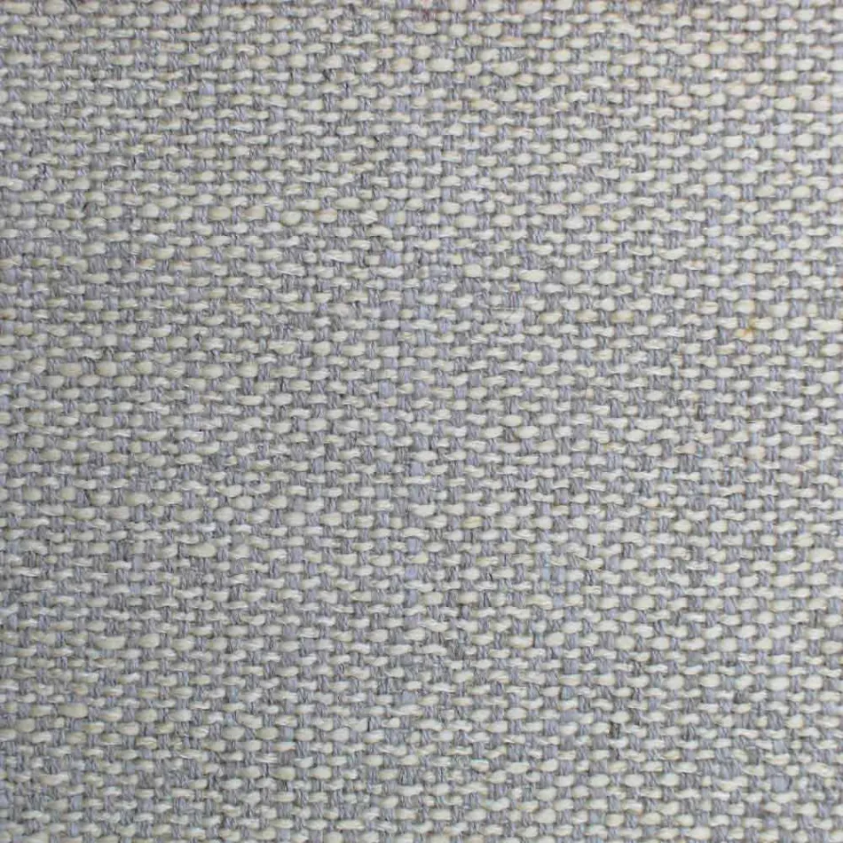 Chaise en tissu avec structure en métal noir de luxe Made in Italy - Cacao Viadurini