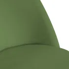 Chaise en velours et cadre en métal dans différentes finitions - Penna Viadurini