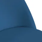 Chaise en velours et cadre en métal dans différentes finitions - Penna Viadurini